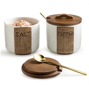 NIB salt & Pepper Bowl Ceramic